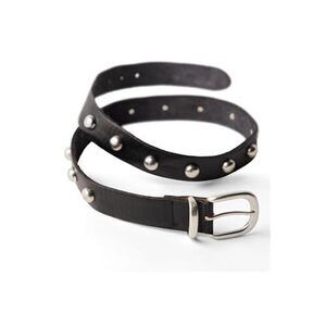 1555 Women's Rhodes Stud Belt, Black